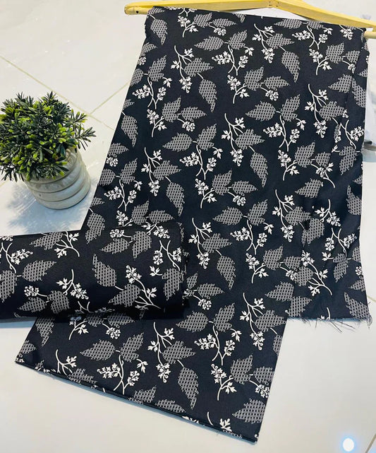 Cotton 2 piece Suit Allover Unstitched