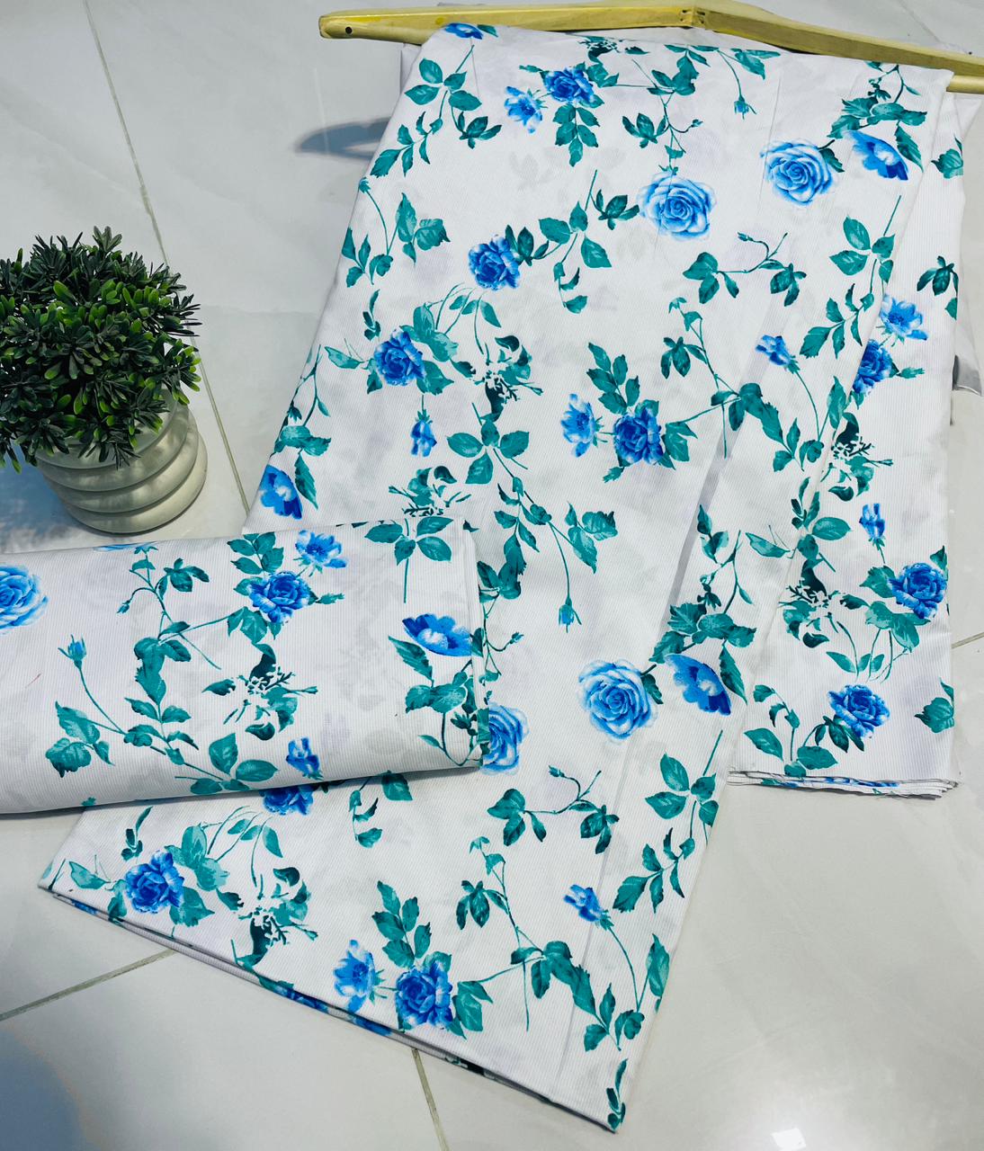 Digital Printed Cotton 2 piece Suit Unstitched