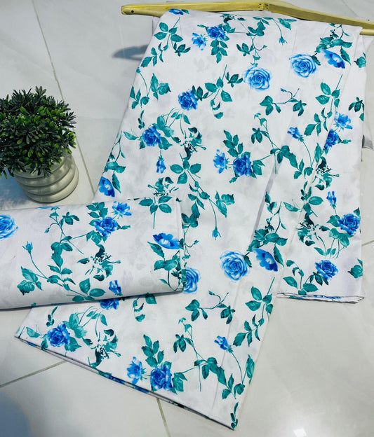 Digital Printed Cotton 2 piece Suit Unstitched